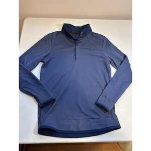 Men's Under Armour Golf Storm SweaterFleece Quarter Button Size S Loose Coldgear